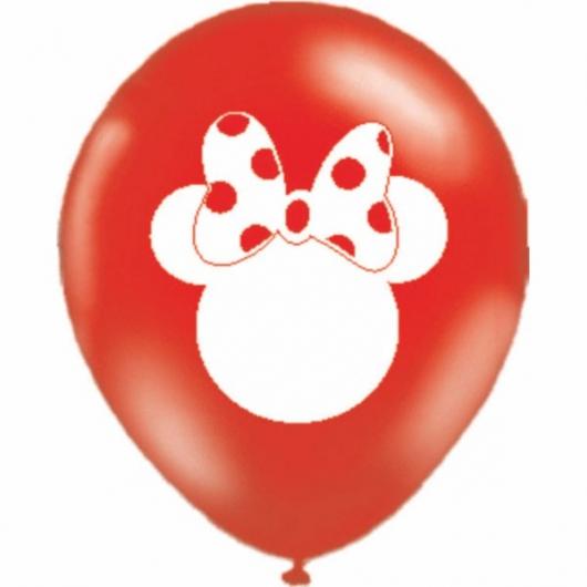 Balões de Festa personalizados com silhueta da Minnie