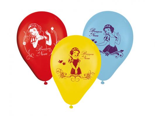 Balões de Festa personalizados com desenho da Branca de Neve