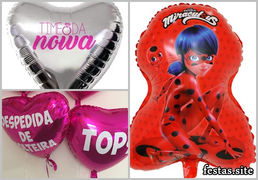 Balões Metalizados da Ladybug
