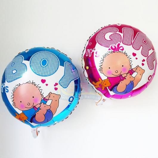 Balões Metalizados para chá de bebê