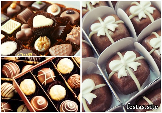 Bombons Finos para casamento com lacinho em cima