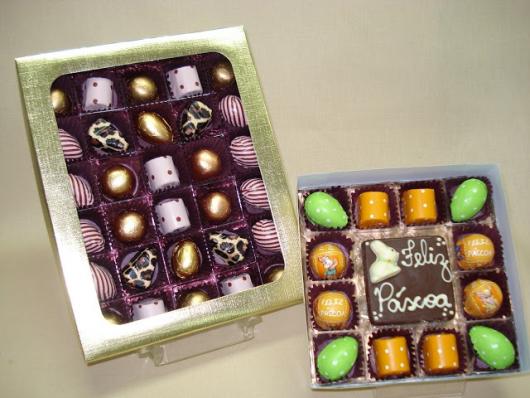 Bombons Finos para Páscoa com formato de ovinhos