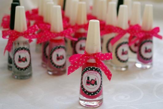 Chá de Lingerie lembrancinha esmalte personalizado