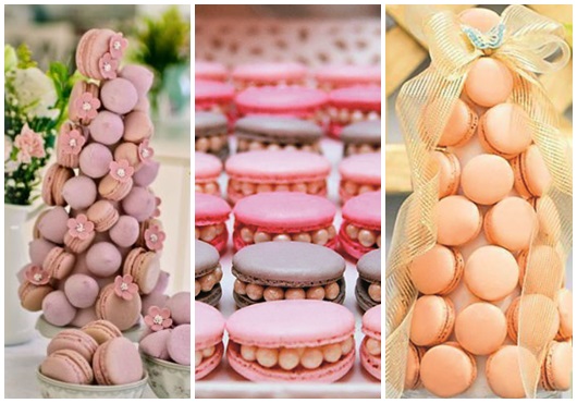 como fazer macarons na cor salmon