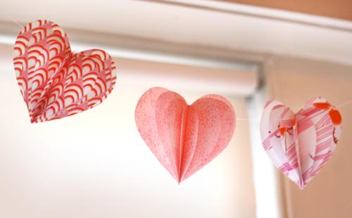 Decoração Dia das Mães com coração depael