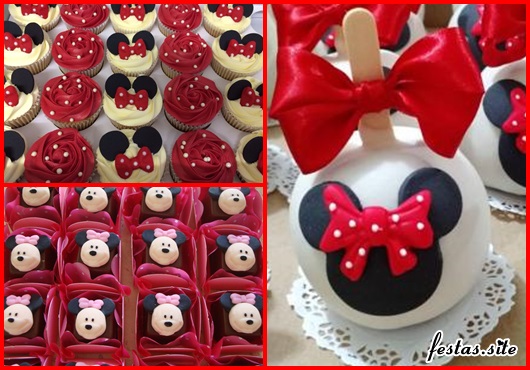 Doces Personalizados Minnie cupcake