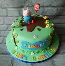 festa George Pig com pasta americana