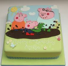 modelo de bolo festa George Pig