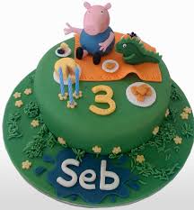 lindo bolo para festa George Pig