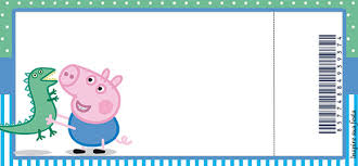 convite pronto festa George Pig