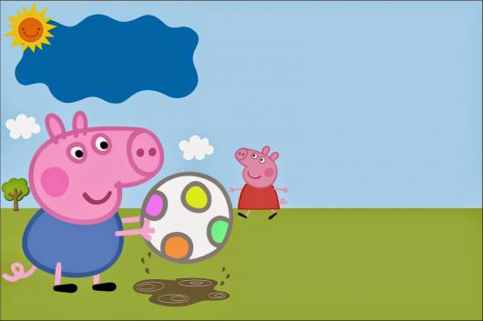 convite festa George Pig pronto