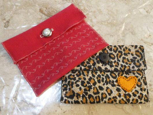 Lembrancinhas de 18 Anos em feltro necessaire