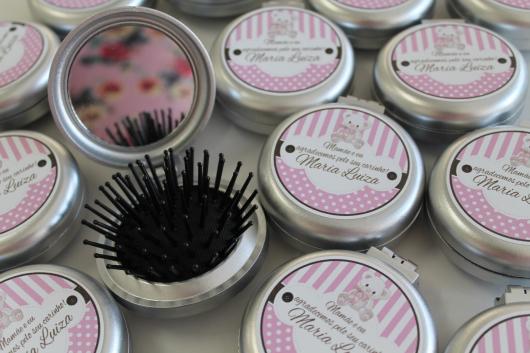 Lembrancinhas para Mulheres para amiga mini escova de cabelo