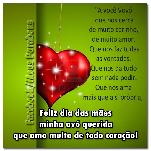 Mensagem Dia das Mães para avó