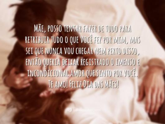 Mensagem Dia das Mães emocionate