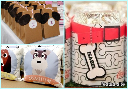 Aniversário de Cachorro lembrancinhas inspirações