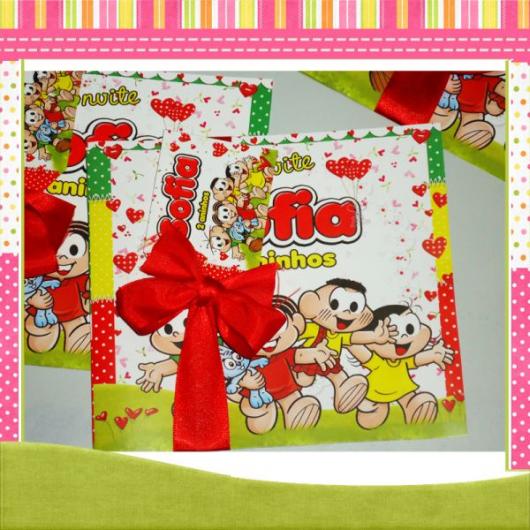 convite turma da mônica personalizado