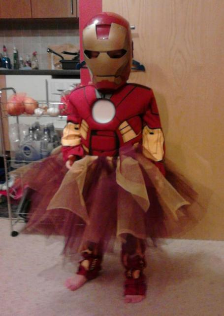 fantasia homem de ferro para menina