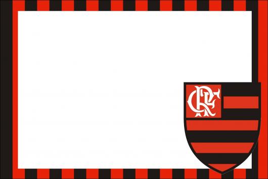 Festa do Flamengo convite cartão simples