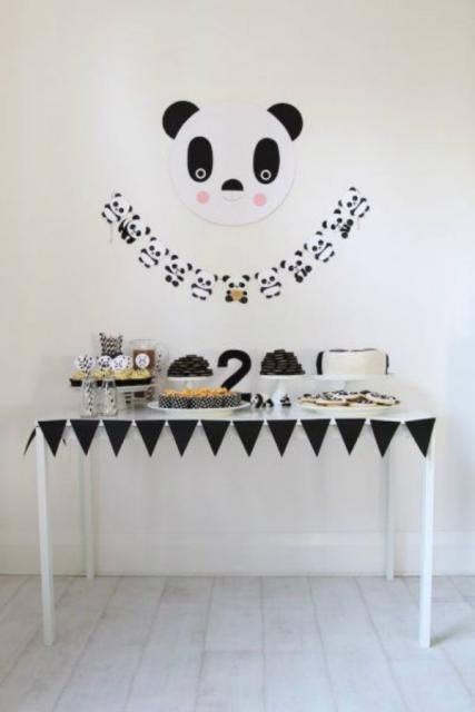 mesversário panda