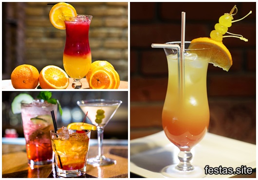 Receitas de Drinks para festa inspirações