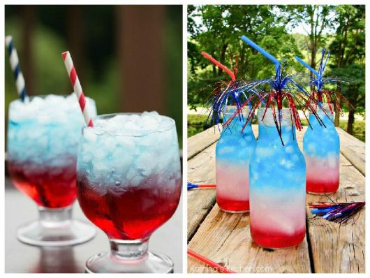 Receitas de Drinks azul para festa