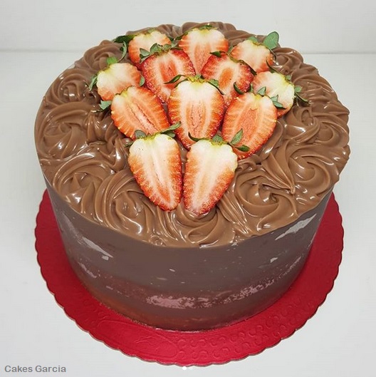 bolo cobertura de ganache