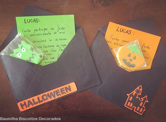 convite feito à mão