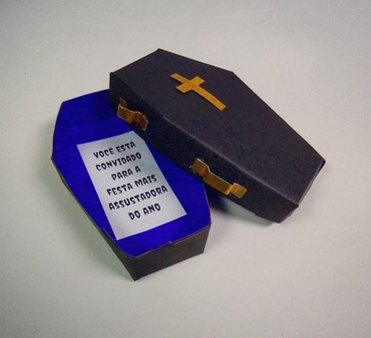 convite caixão