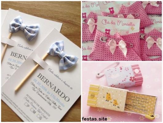 ideias para chá de bebê