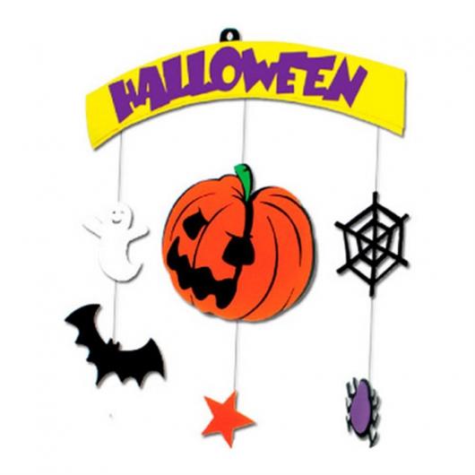 Enfeites de Halloween de EVA: abóbora