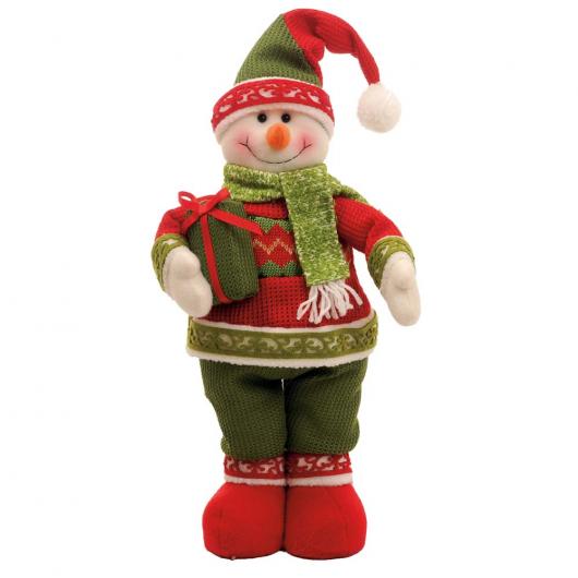 Presente unissex para Natal boneco de neve de feltro para decoração