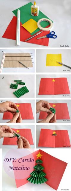 passo a passo cartão criativo