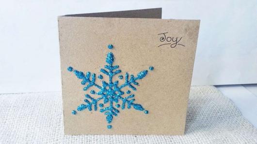 cartão simples papel kraft