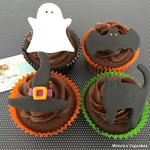 cupcake de chocolate