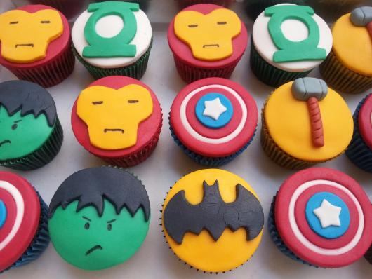 Cupcake Personalizado super heróis