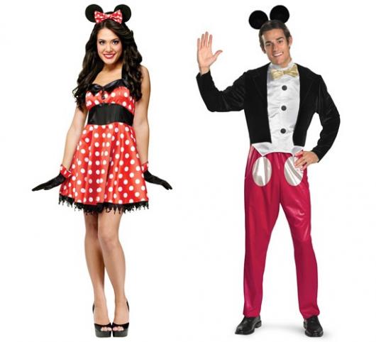 Fantasias engraçadas para casal Michey e Minnie