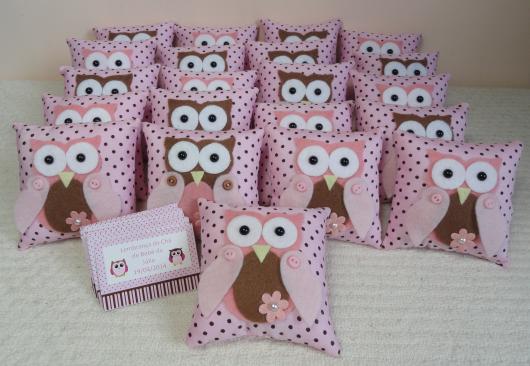 festa da corujinha almofada