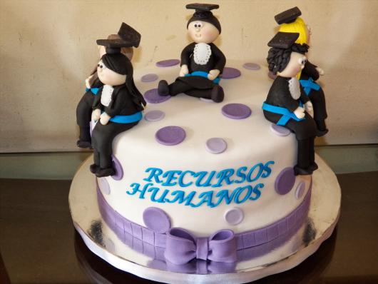 Festa de formatura bolo Recursos Humanos