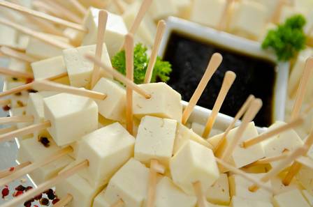 Festa de formatura cardápio queijo no palito