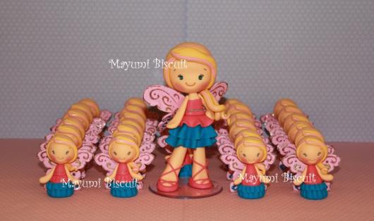 Lembrancinha da Barbie miniatura de biscuit