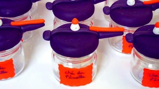 Lembrancinha de Chá de Panela de EVA: panela de pressão