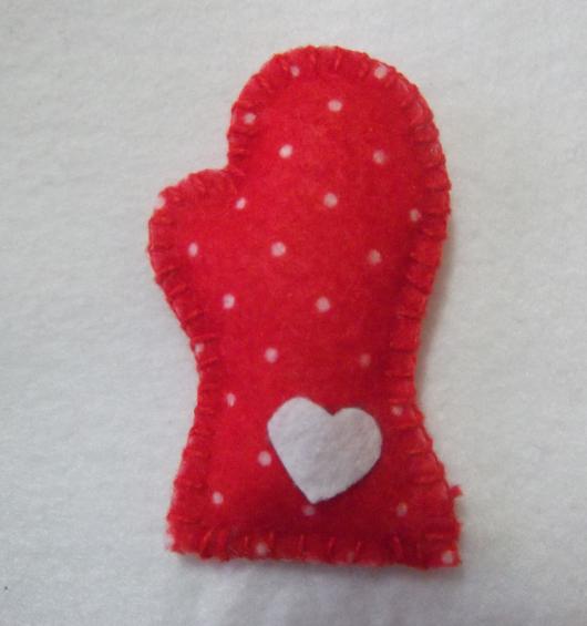 Lembrancinha de Chá de Panela de feltro: luva