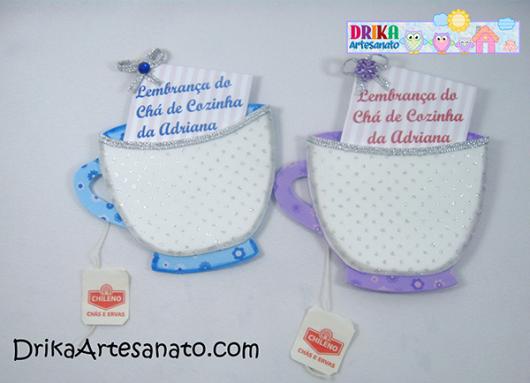 Lembrancinha de Chá de Panela de EVA: xícara