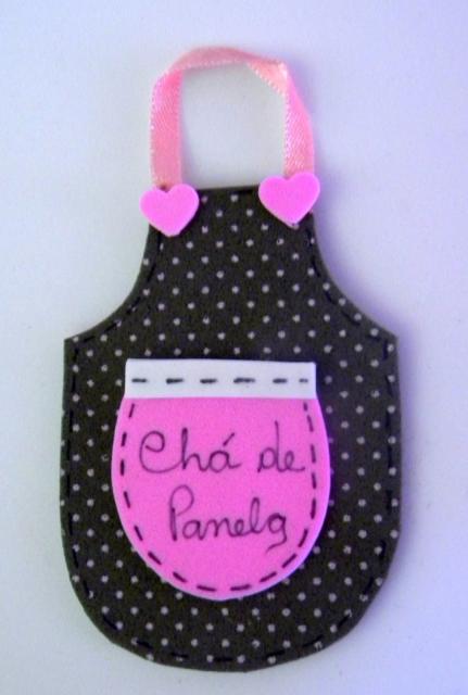Lembrancinha de Chá de Panela de EVA: avental