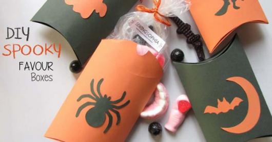 Lembrancinha de halloween criativa porta doces