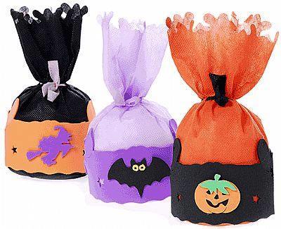 Lembrancinha de halloween em EVA porta guloseimas