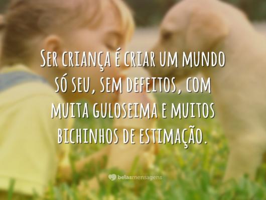 Mensagem dia das crianças para filho