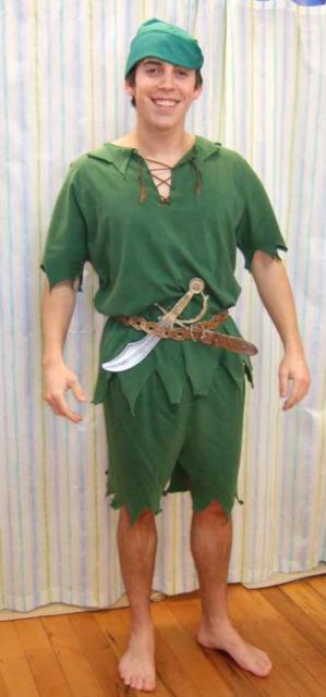 Fantasia Peter Pan simples e improvisada