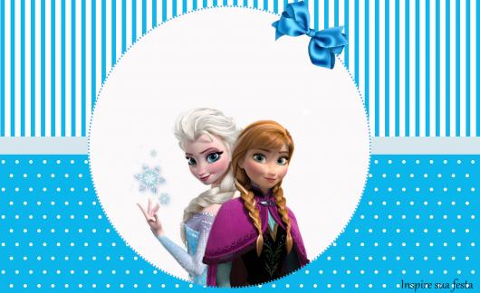Kit festa Frozen para imprimir